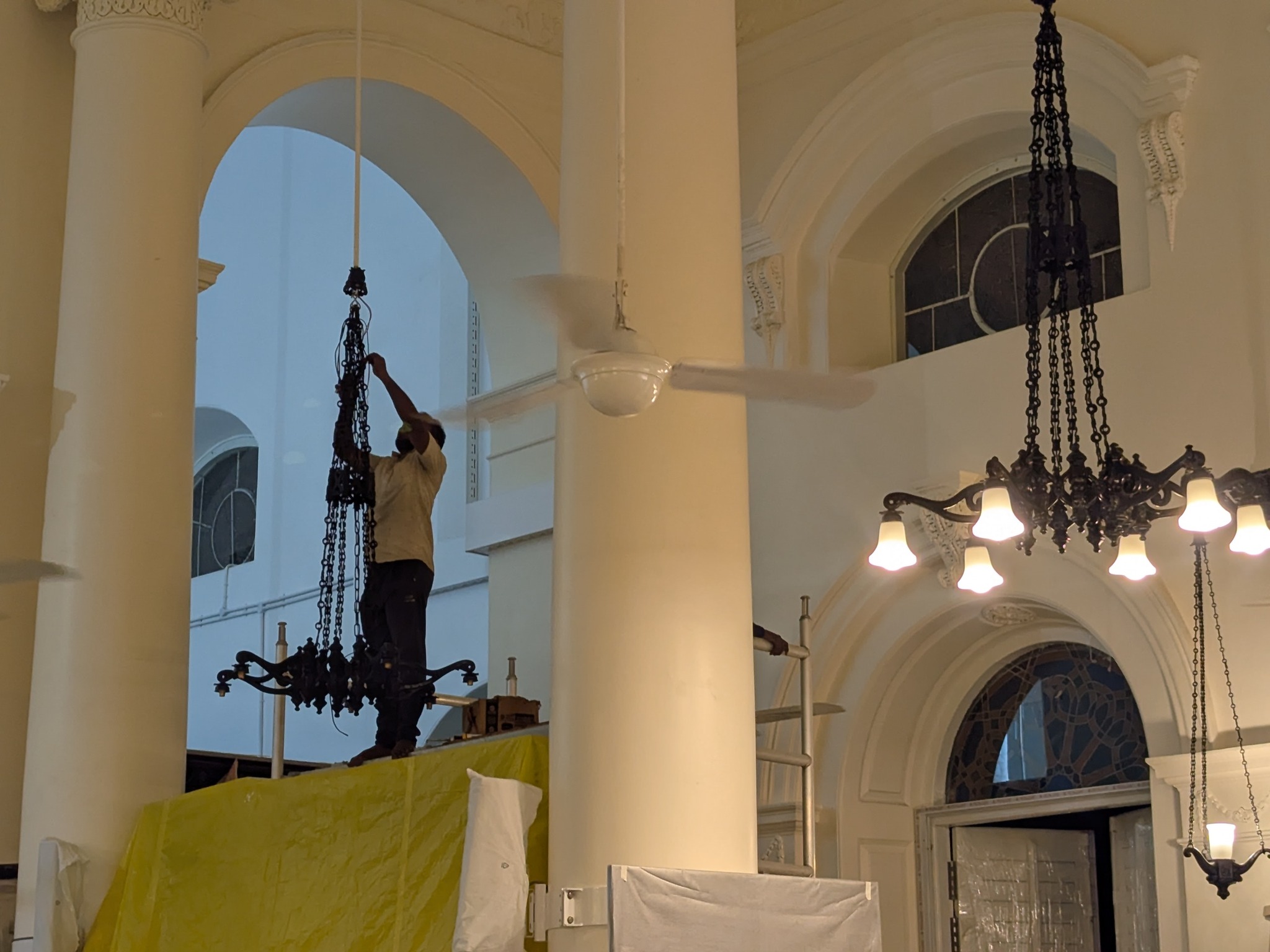 Stained glass restoration